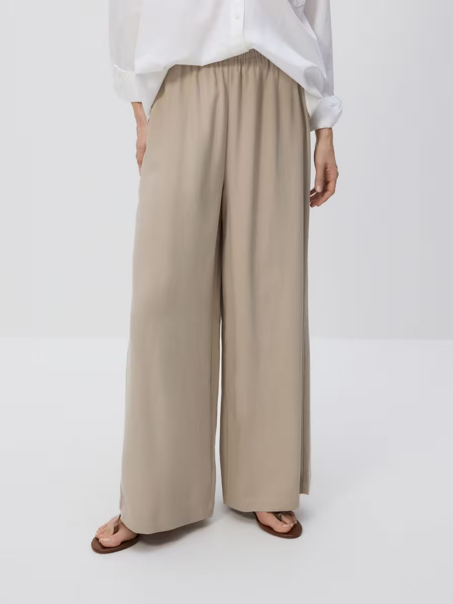 Pantaloni ampi in viscosa