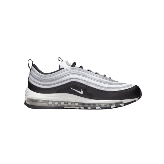 Nike Air Max 97 Bianco Nero Argento Metallico Uomo Sneakers Moderne