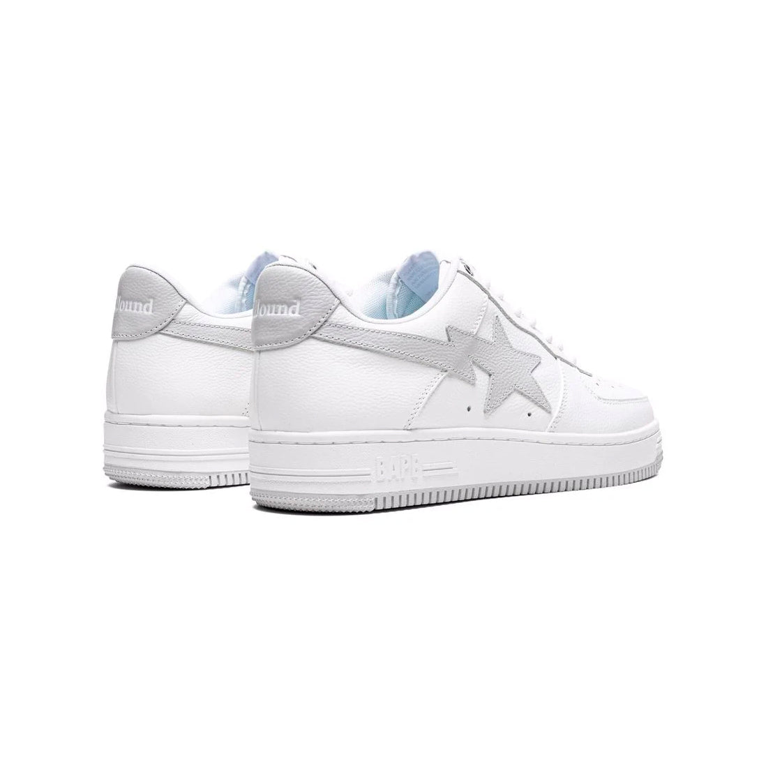 Sneakers A Bathing Ape x JJJJound Bianche in Pelle