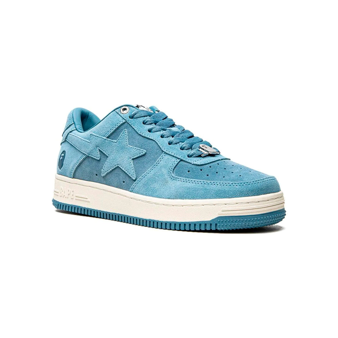 Sneakers A Bathing Ape SK8 STA Low M2 Azzurro Scamosciato