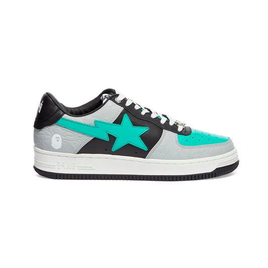 Sneakers A Bathing Ape STA Low Grigio Nero Turchese