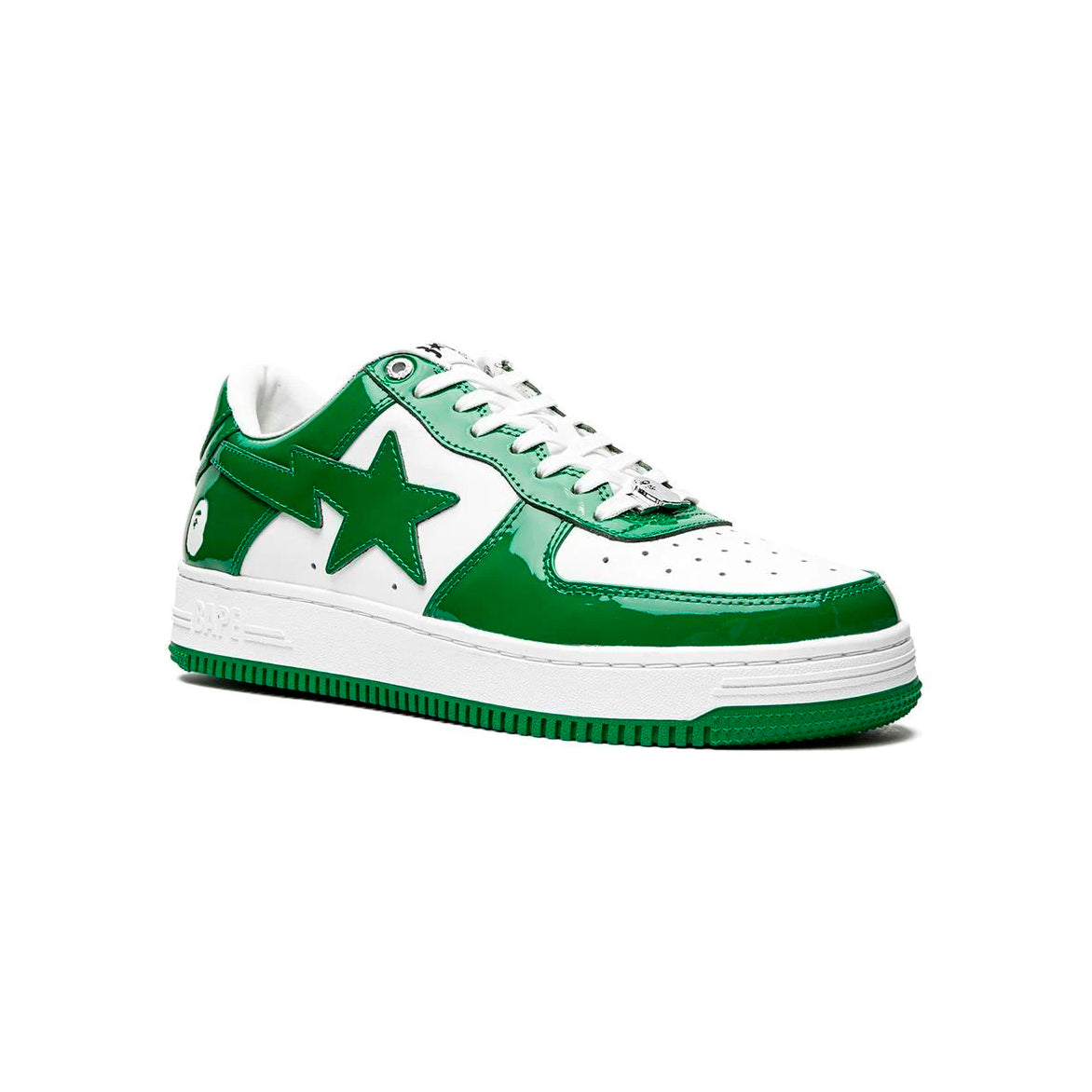 Sneakers A Bathing Ape SK8 STA Low Verde Bianco