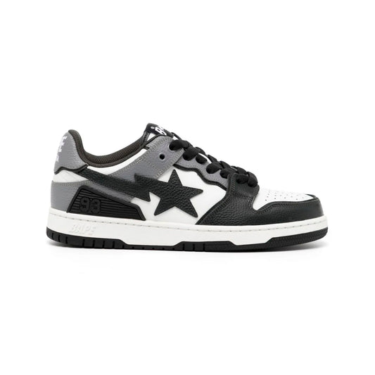Sneakers A Bathing Ape SK8 STA #5 Bianco Nero Grigio