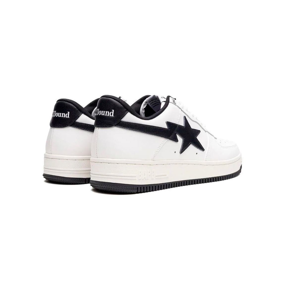 Sneakers A Bathing Ape x JJJJound Bapesta Bianco Nero