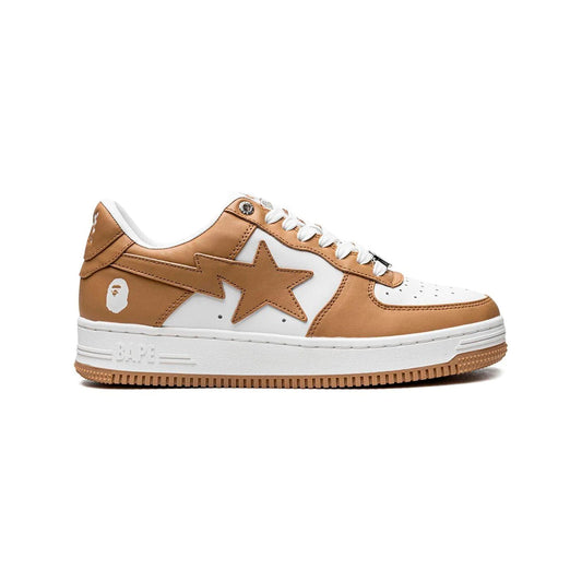 Sneakers A Bathing Ape SK8 STA Low Beige Bianco