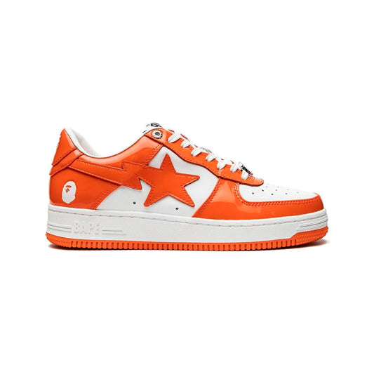 Sneakers A Bathing Ape SK8 STA Low Arancione Bianco