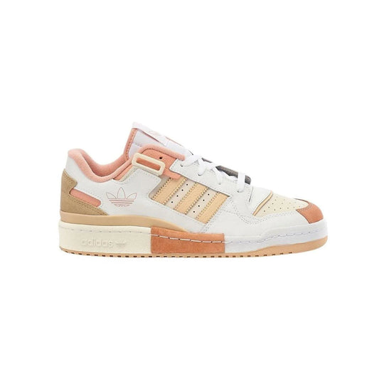 Sneakers Adidas Forum Exhibit Low Rosa Beige in Pelle