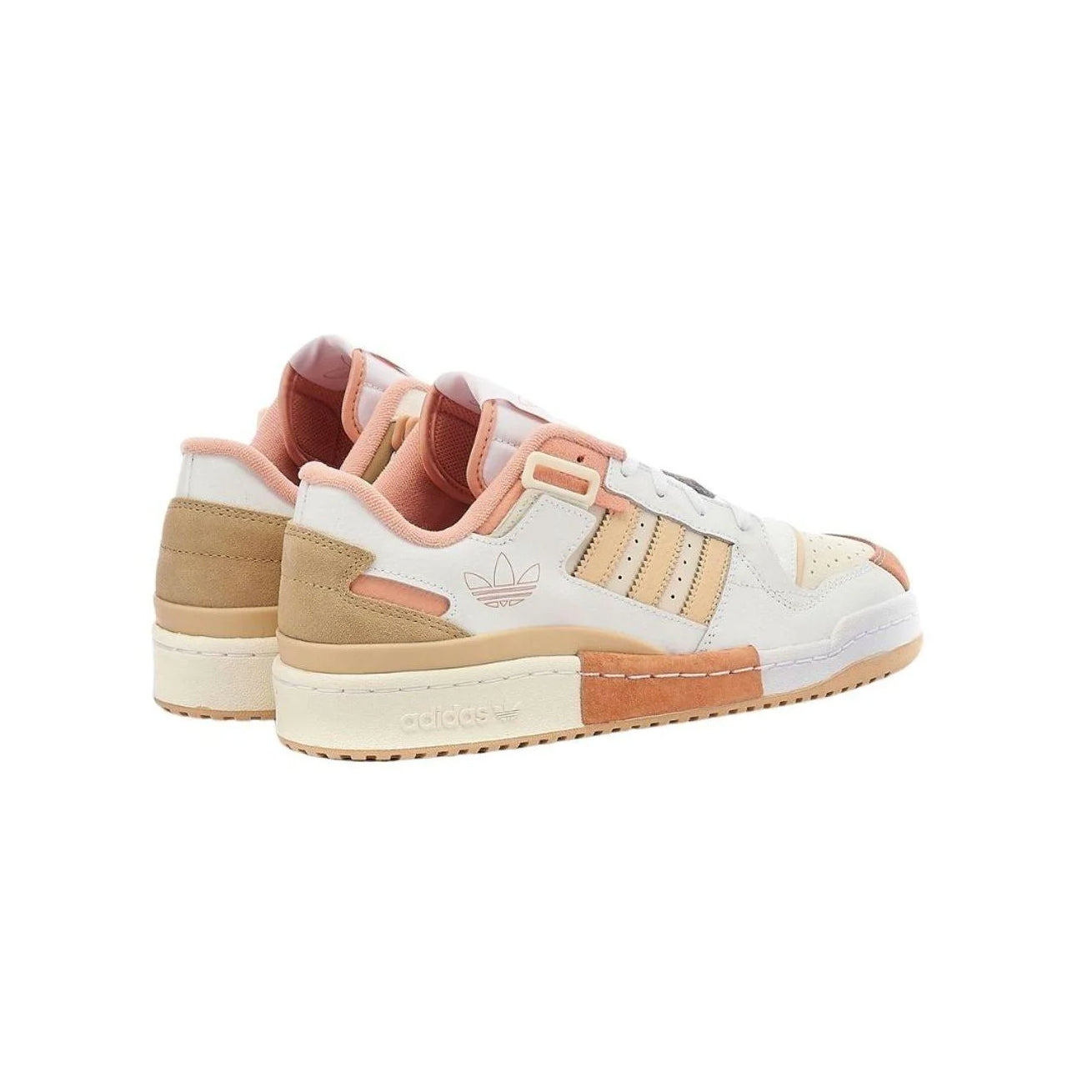 Sneakers Adidas Forum Exhibit Low Rosa Beige in Pelle