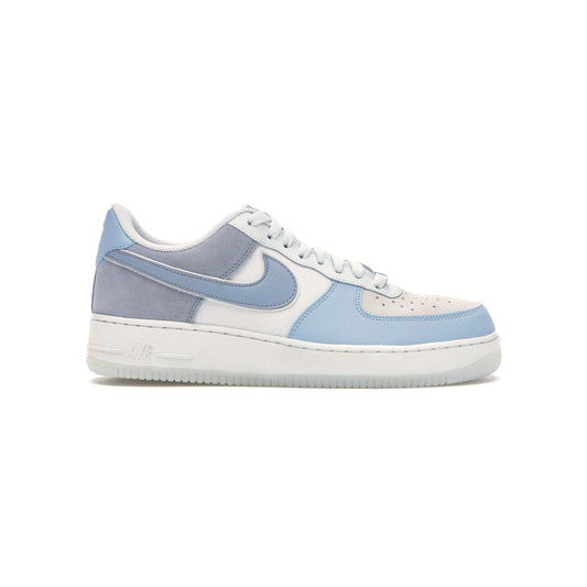 Nike Air Force 1 Low Azzurro Armory e Bianco in Pelle e Scamosciato