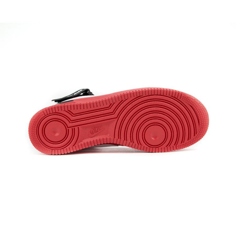 Nike Air Force 1 Mid '07 Rosso Universitario con Swoosh Bianco