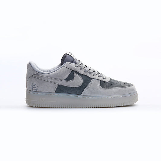 Nike Air Force 1 Low Grigio Lupo Scuro in Pelle Scamosciata