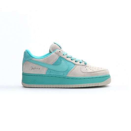 Nike Air Force 1 Low Sabbia con Swoosh Tiffany Blu Acqua