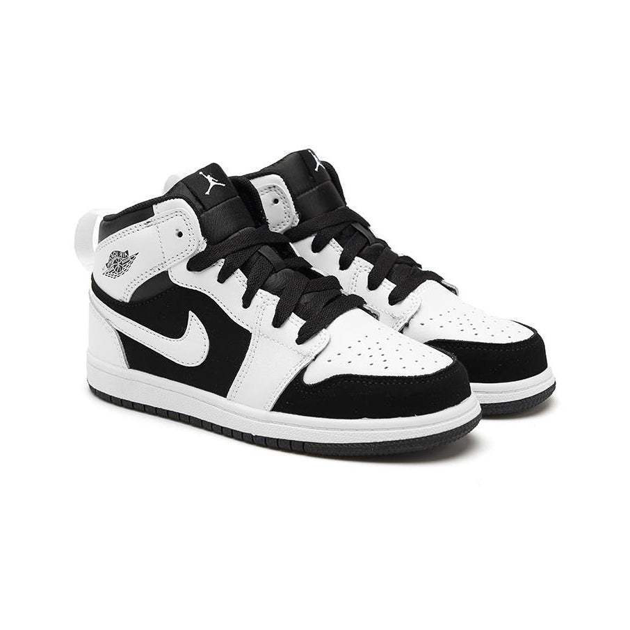 Nike Bambini Air Jordan 1 High Panda Reverse Bianche/Nere