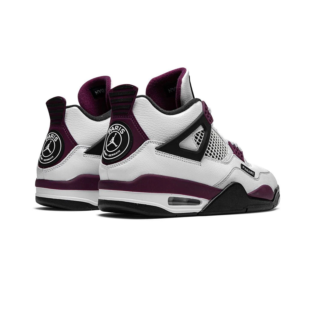 Nike Air Jordan 4 Retro Paris Saint Germain Bianco Bordeaux Nero Uomo