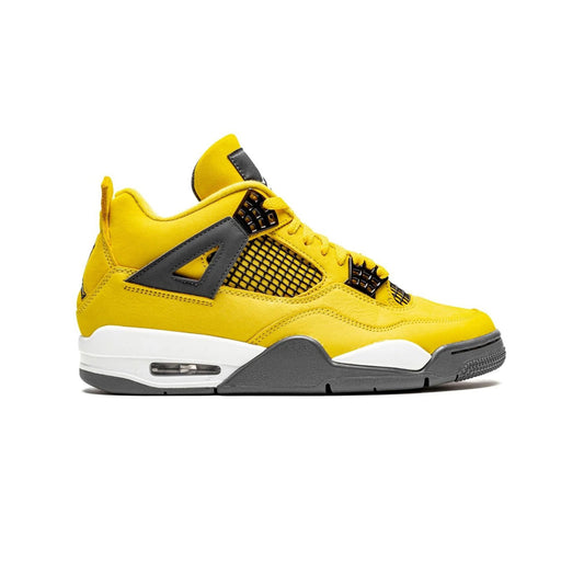 Nike Air Jordan 4 Retro Lightning Giallo Grigio Bianco Uomo