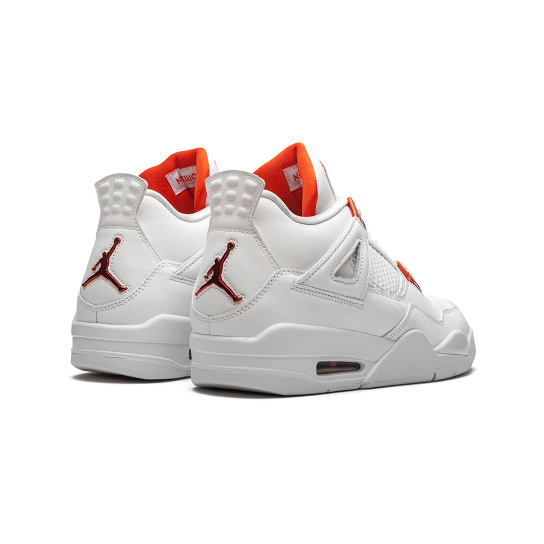 Nike Air Jordan 4 Retro Metallic Orange Bianco Arancione Uomo