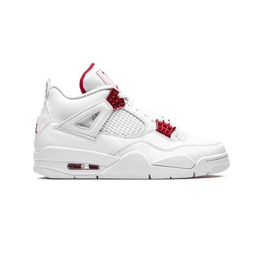 Nike Air Jordan 4 Retro Metallic Red Bianco Rosso Uomo