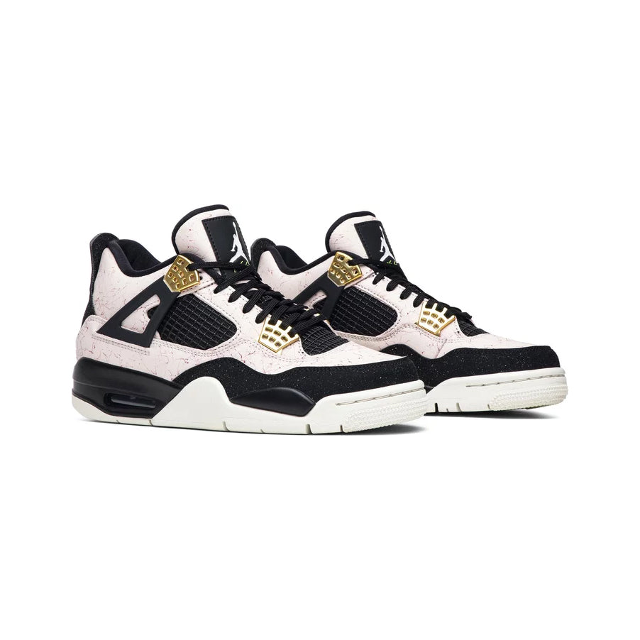 Nike Air Jordan 4 Retro Splatter Rosa Nero Oro Donna