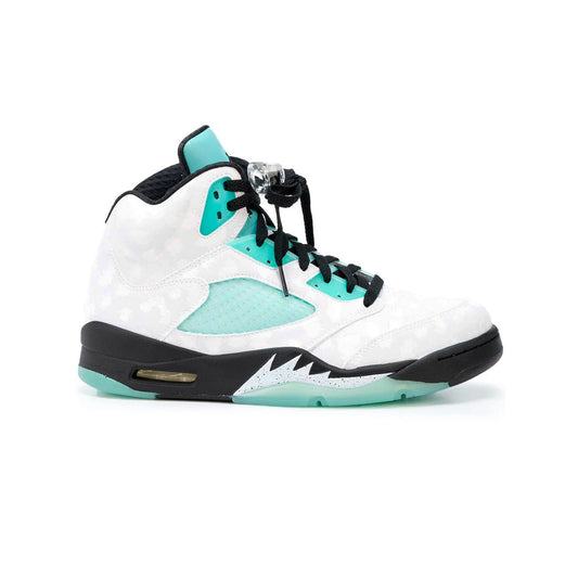 Nike Air Jordan 5 Retro Island Green Bianco Verde Nero Uomo