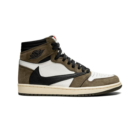 Nike Air Jordan 1 High OG Travis Scott Marrone Bianco Nero Uomo