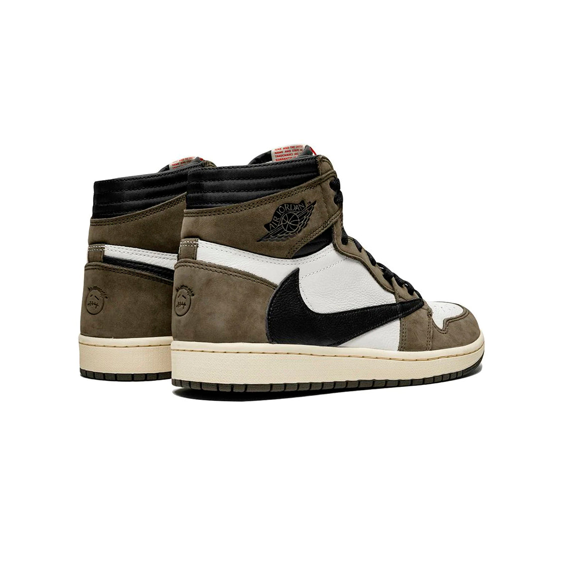 Nike Air Jordan 1 High OG Travis Scott Marrone Bianco Nero Uomo