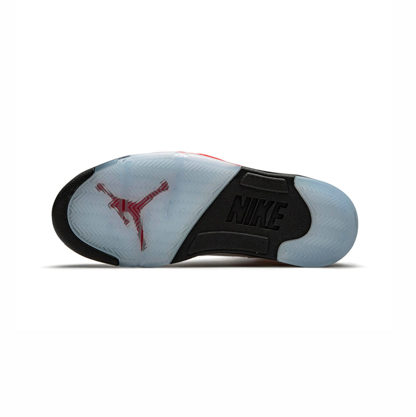 Nike Air Jordan 5 Retro Fire Red Bianco Nero Rosso Uomo