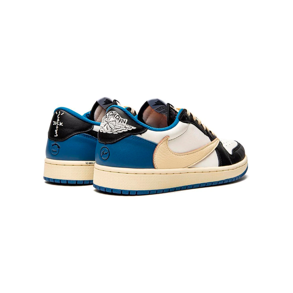 Nike Air Jordan 1 Low OG Travis Scott Fragment Blu Nero Bianco Uomo