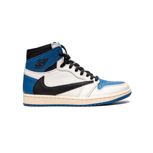 Nike Air Jordan 1 High OG Travis Scott Fragment Blu Nero Bianco Uomo