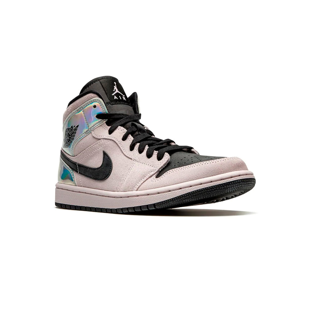 Nike Air Jordan 1 Mid Rosa Iridescente Nero Donna
