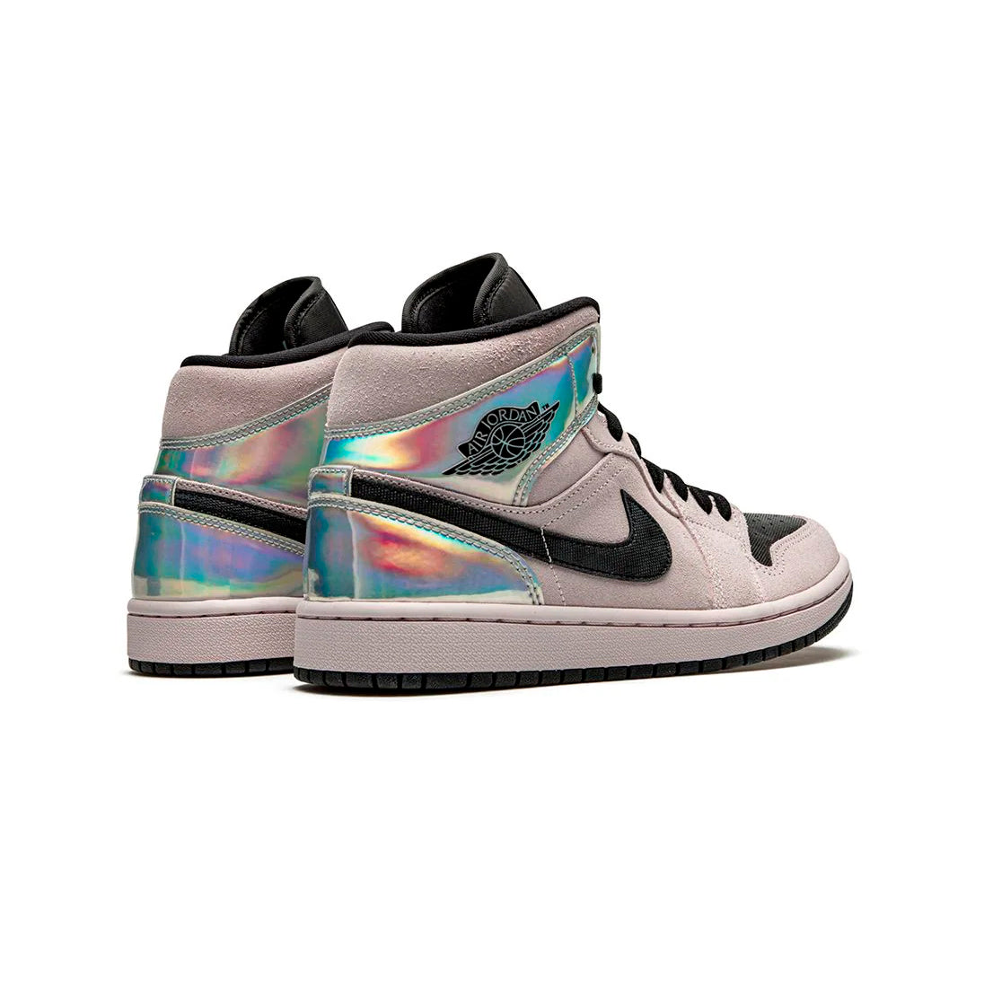 Nike Air Jordan 1 Mid Rosa Iridescente Nero Donna