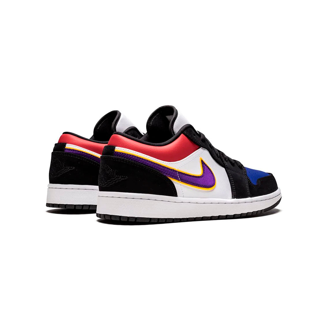 Nike Air Jordan 1 Low Multicolore Lakers Viola Giallo Bianco