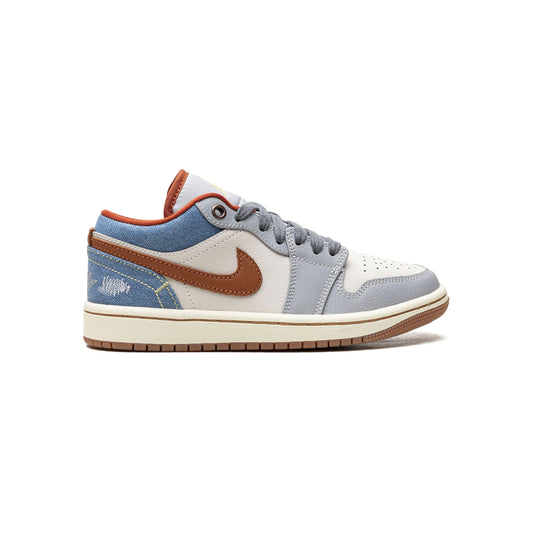 Nike Air Jordan 1 Low Denim Phantom Bianco Marrone Blu Uomo