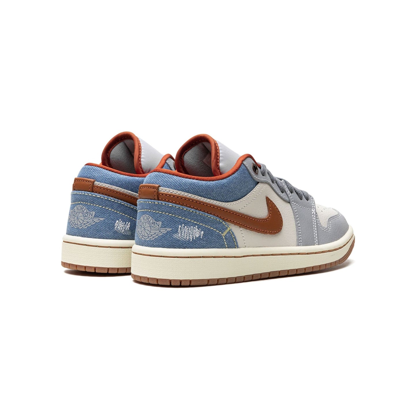 Nike Air Jordan 1 Low Denim Phantom Bianco Marrone Blu Uomo