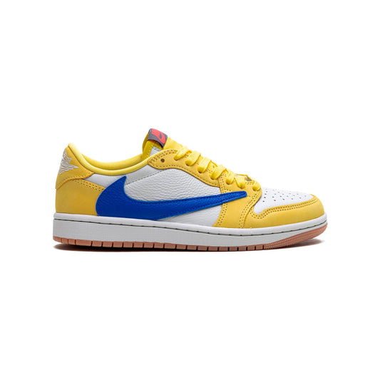 Nike Air Jordan 1 Low Giallo Canary Travis Scott Pelle Premium
