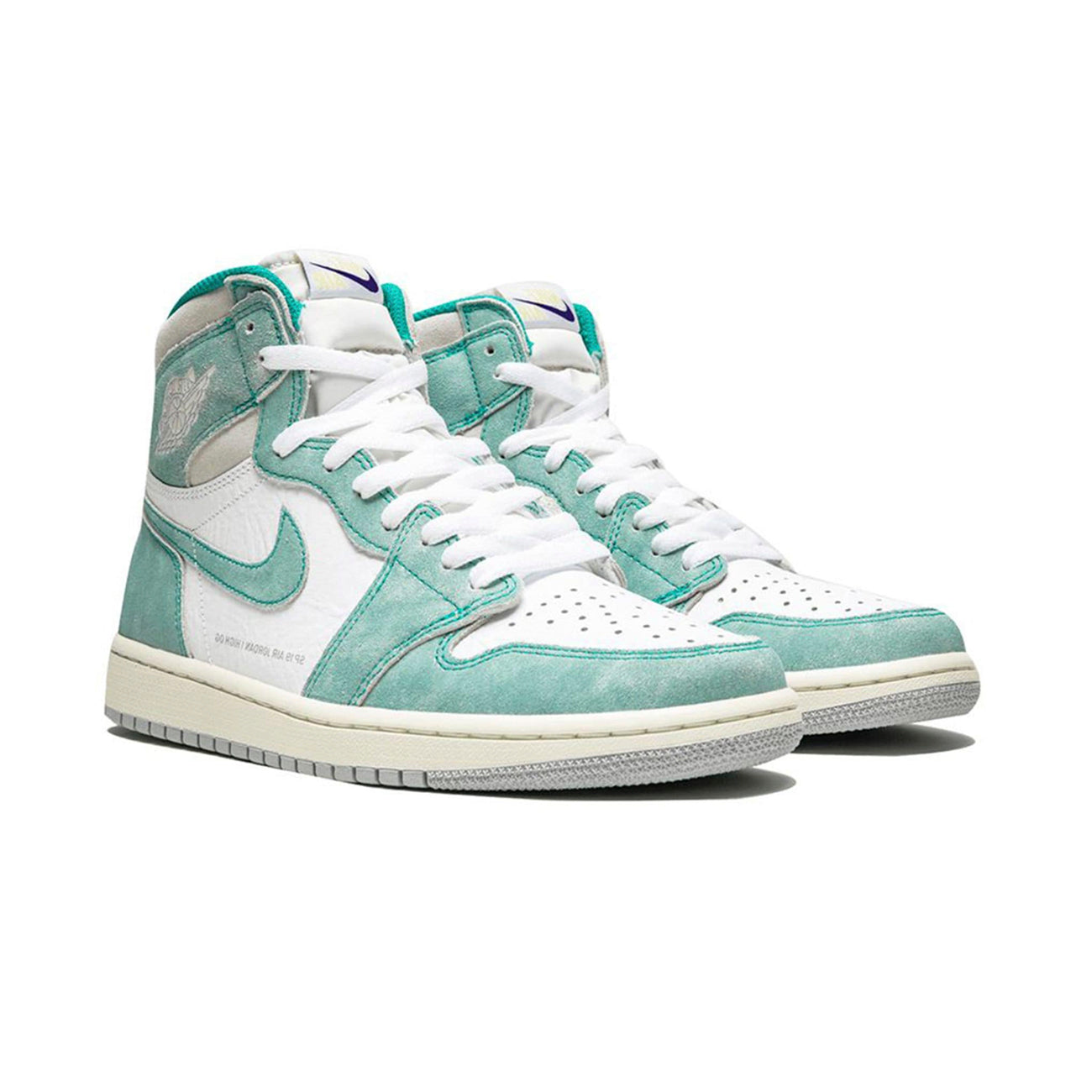 Nike Air Jordan 1 High OG Turbo Green Pelle Scamosciata