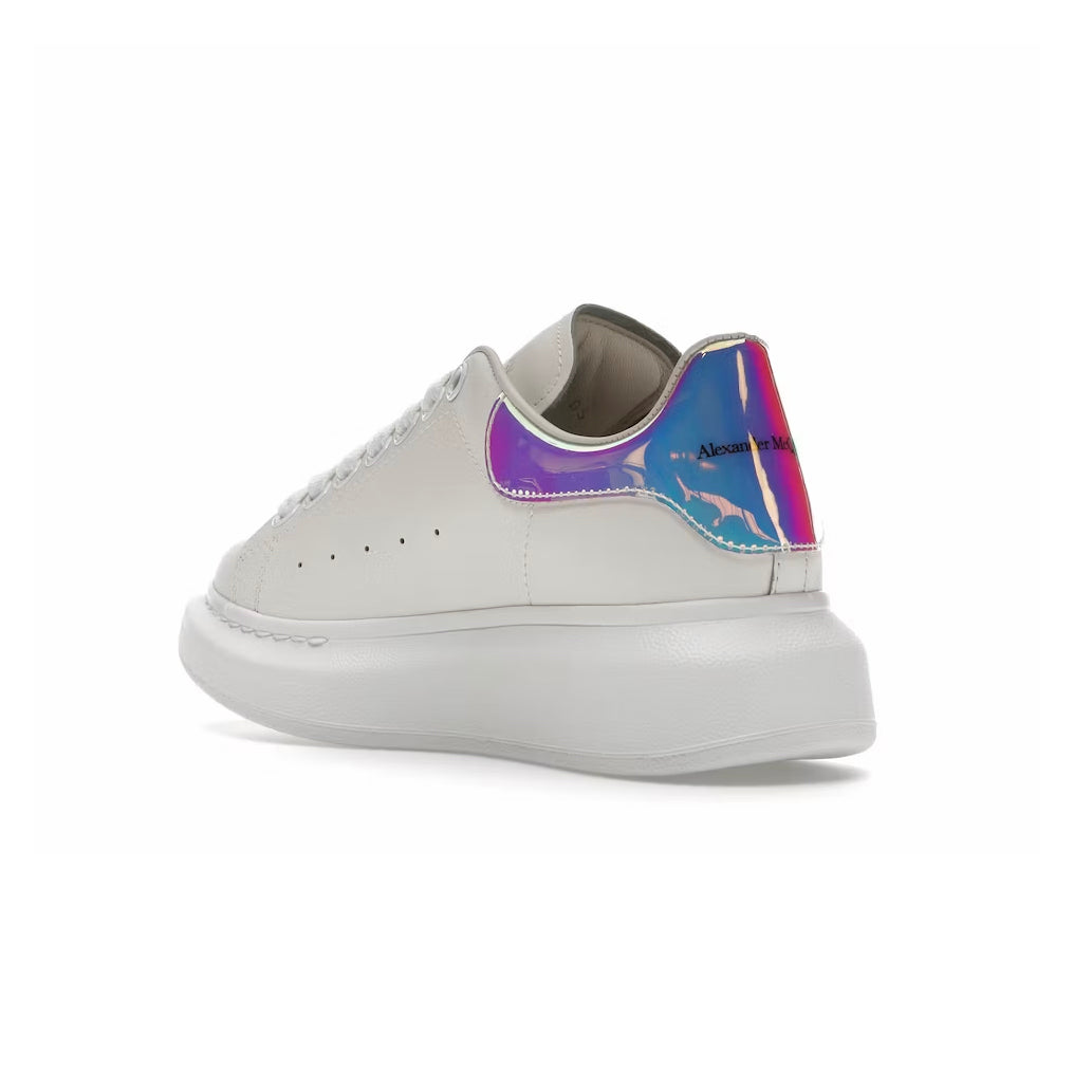 Alexander McQueen Sneakers Oversized Bianche Dettaglio Rosa Shock