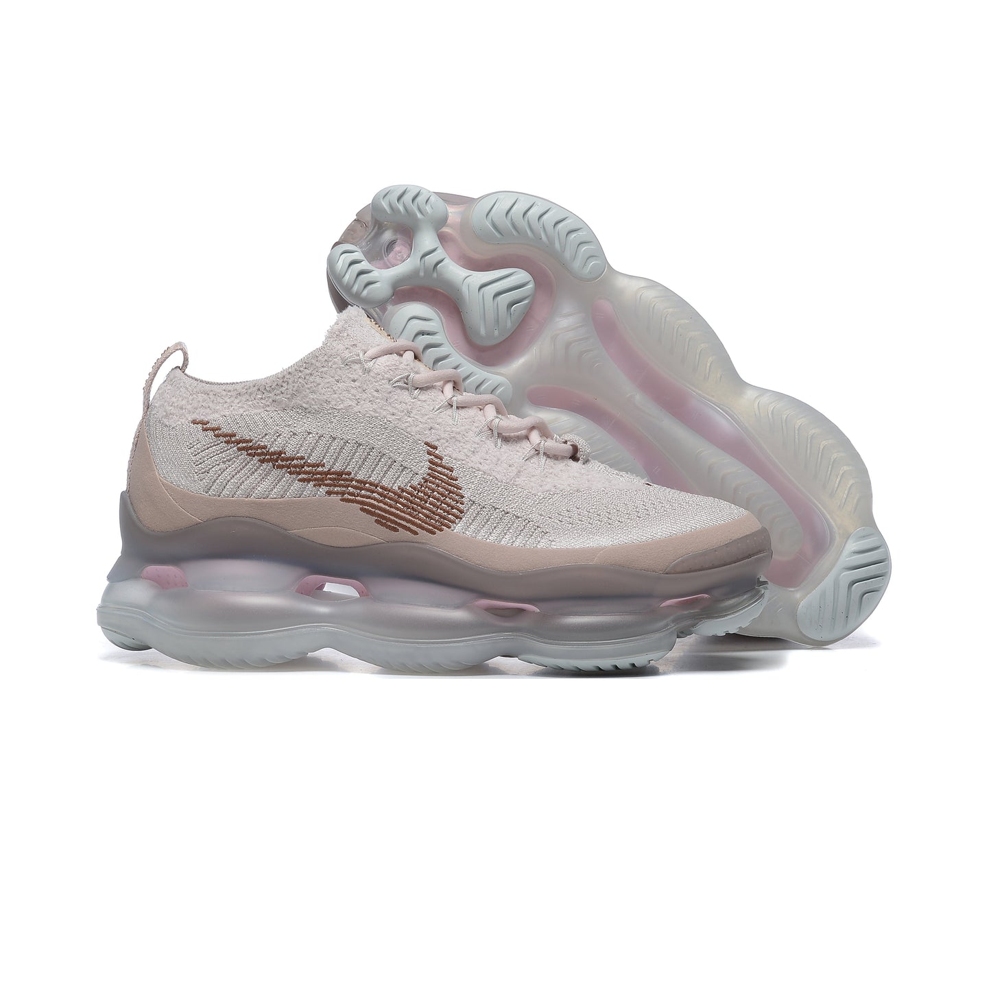 Nike Air Max Scorpion Flyknit Beige Rosa Donna Sneakers Moderne