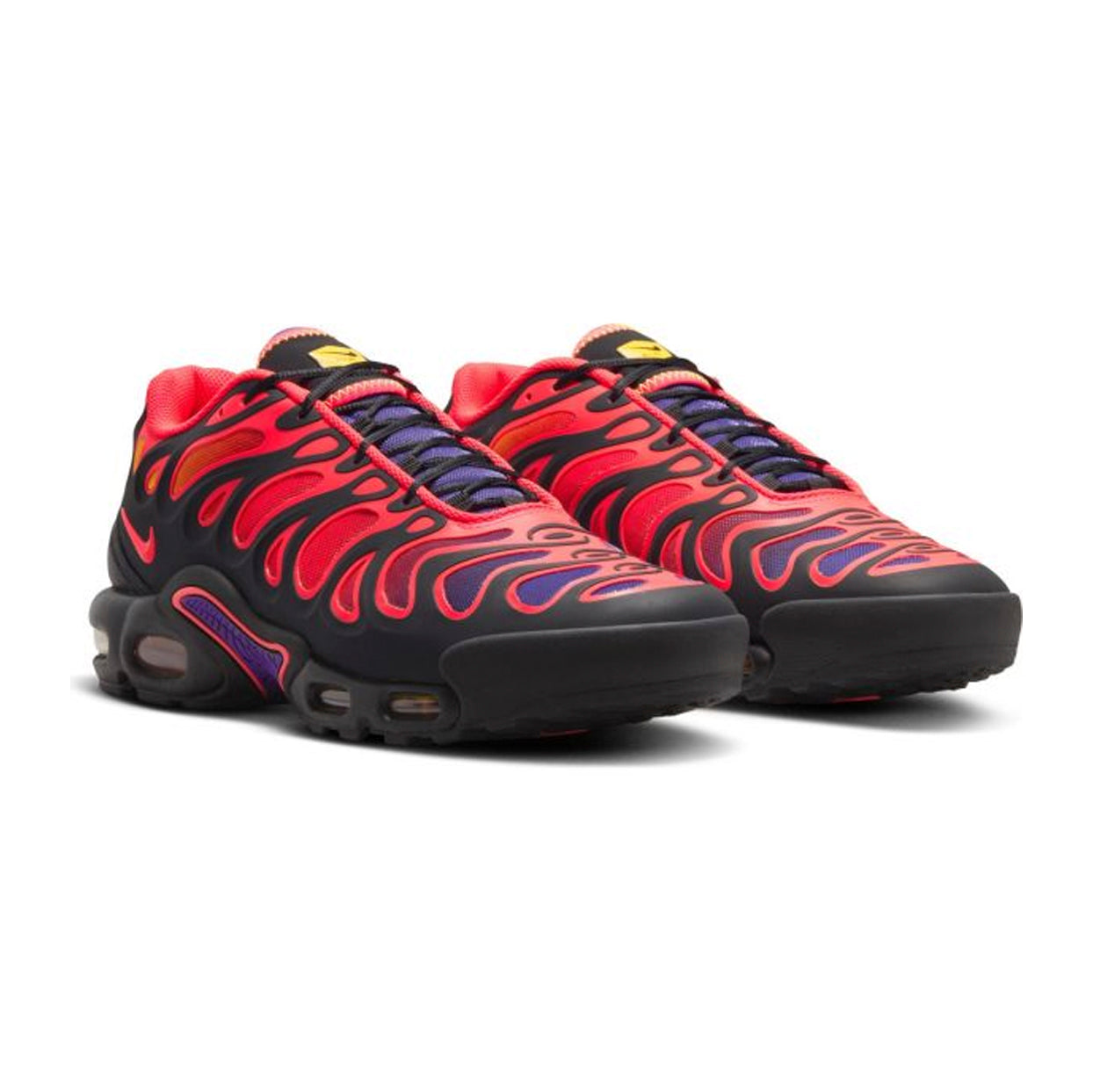 Nike Air Max Plus Rosso Nero Viola Drift All Day Uomo Sneakers Grintose