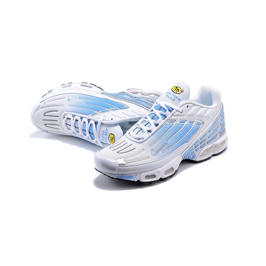 Nike Air Max Plus 3 Bianco Azzurro Clear Blue Uomo Sneakers Moderne
