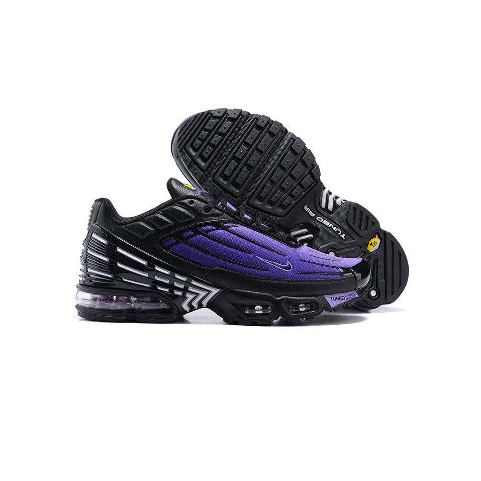 Nike Air Max Plus 3 Nero Viola Uomo Sneakers Tecnologiche e Grintose