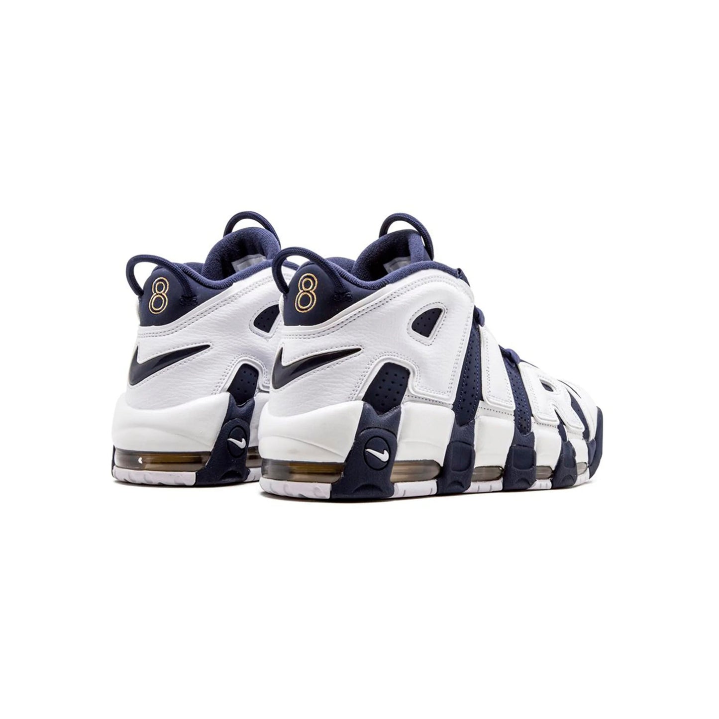 Nike Air More Uptempo Bianche e Blu Olympic Sneakers Uomo