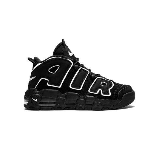 Nike Air More Uptempo Nero con Dettagli Riflettenti Sneakers Uomo