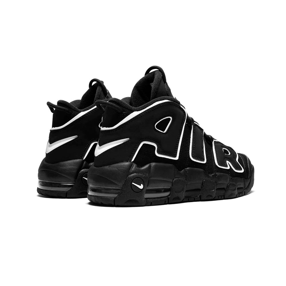 Nike Air More Uptempo Nero con Dettagli Riflettenti Sneakers Uomo