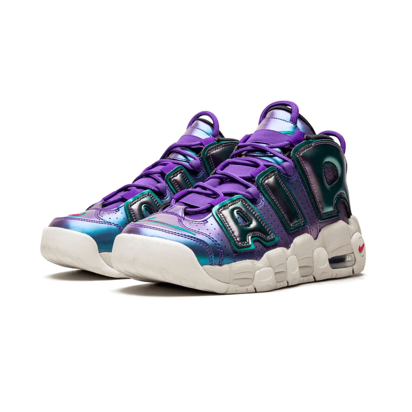 Nike Air More Uptempo Viola Iridescente Sneakers Uomo Donna