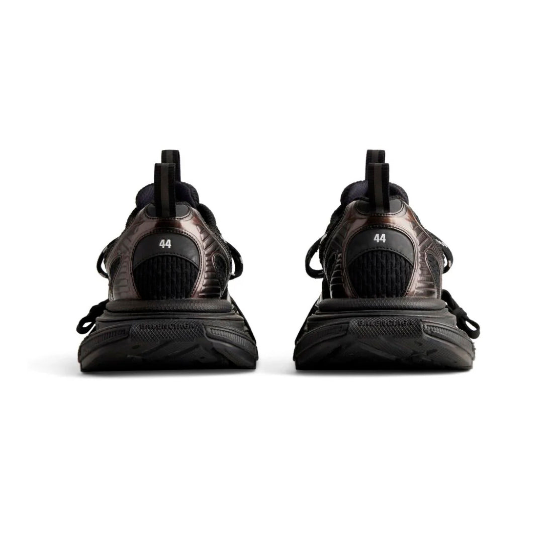 Balenciaga Sneakers 3XL Nero Metallizzato Scarpe da Ginnastica Uomo