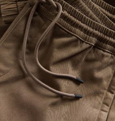 Joggers in cotone-marrone scuro