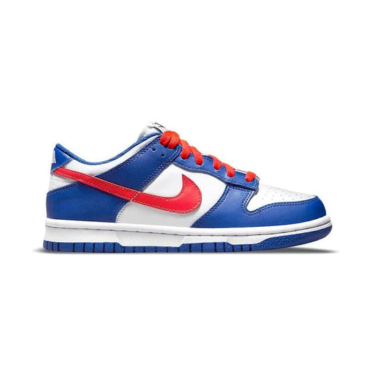 Nike Dunk Low Blu Royal e Rosso Crimson Scarpe Uomo