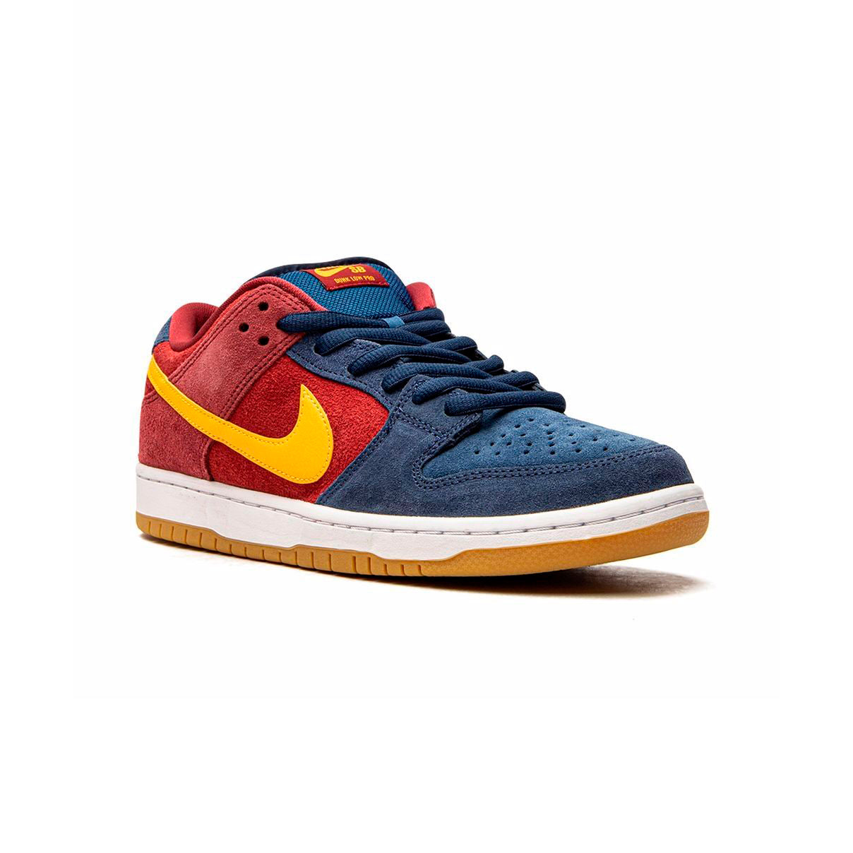 Nike Dunk Low SB Rosso Blu Giallo Barcellona Uomo