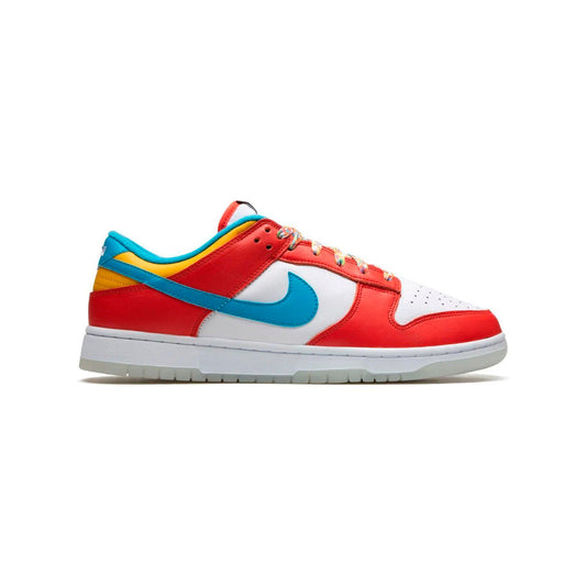 Nike Dunk Low Rosso Bianco e Azzurro Fruity Pebbles Uomo
