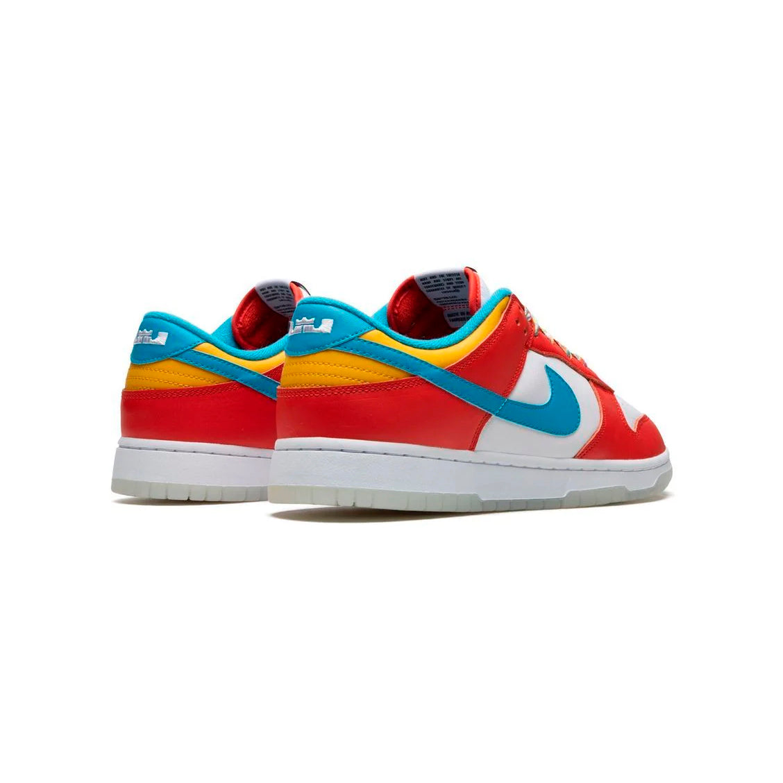 Nike Dunk Low Rosso Bianco e Azzurro Fruity Pebbles Uomo